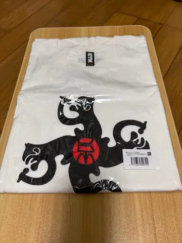 케츠메이시 T셔츠 원숭이 로고 화이트 M사이즈 클라케츠