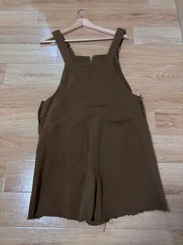 CIAOPANIC WILLOW 브라운 숏 오버롤