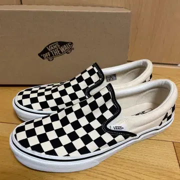 Vans 체커 패턴 슬립온 V98CLA 25.5cm