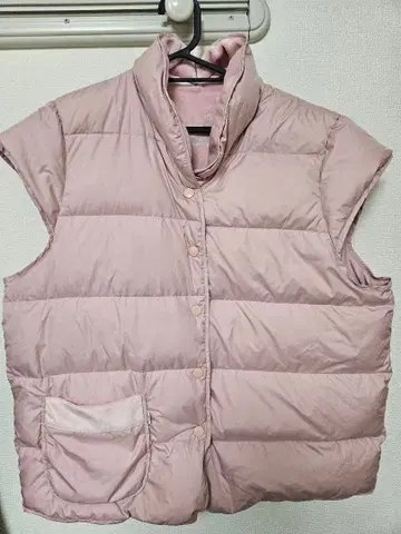 와코루 핑크 다운 베스트 홈웨어