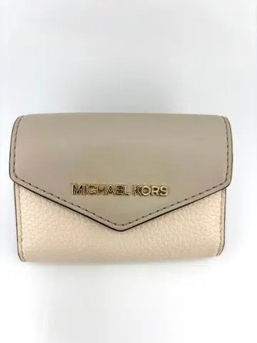 MICHAEL KORS 베이지 가죽 키케이스