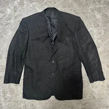 BELLUMORE 테일러드 자켓 블랙 체크 무늬 g14