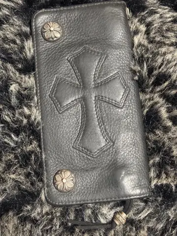 가죽 트래커 지갑 크로스볼 콘초