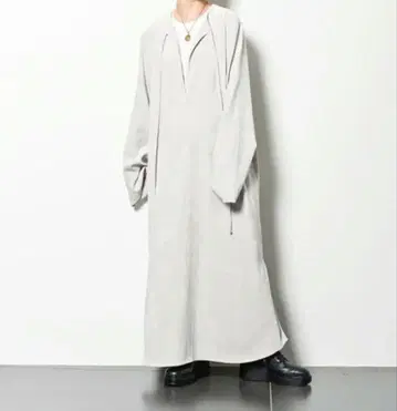 가격 인하 CITYSHOP 벨벳 카프탄 드레스 그레이