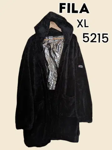 FILA 후드 부착 보아 자켓 XL 5215 루미 프린트 안감 부착