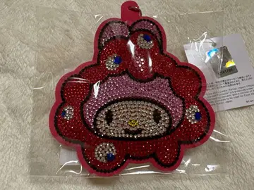 오사카 간사이 만박 미야쿠미야쿠 마이멜로디 콜라보 반짝이는 가죽 키링