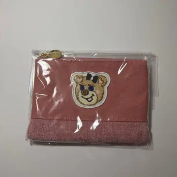 미개봉 새상품 LOVERARY 올드 테디 걸 와펜 파우치 핑크