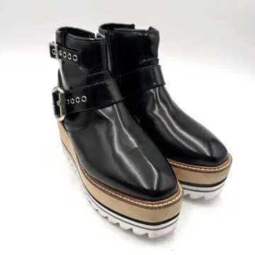 새상품급 제프리 캠벨 부츠 통굽 샤크 밑창 사이즈 38