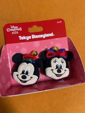 디즈니 크리스마스 미키 미니 반지 2025 미사용 새상품