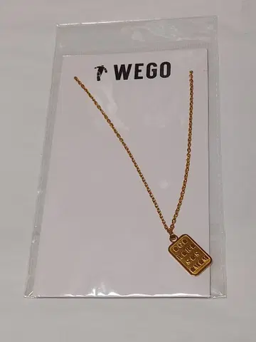 카리스마 WEGO 콜라보 목걸이 금