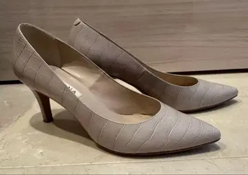 23.5cm DIANA 악어 엠보싱 스틸레토 펌프스