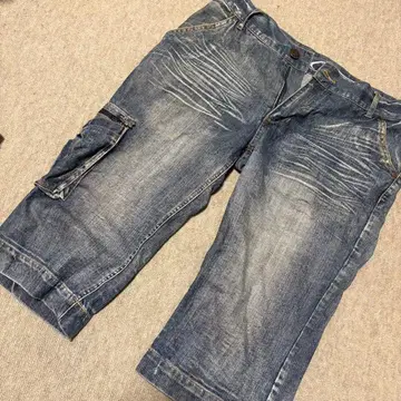 GOTCHA 갓차 데님 남성용 자수 L85 하프 팬츠