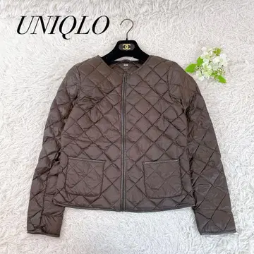 새상품급 UNIQLO 울트라 라이트 다운 노카라 퀼팅 자켓