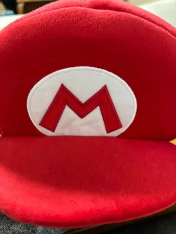 마리오 모자 빨간색 플리스 USJ
