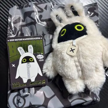 봄프 마스코트 FLUFFY BANGBOO 공식 정품 화이트