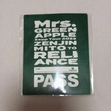 Mrs. GREEN APPLE 오리지널 패스풍 스티커 FC 복권 젠진
