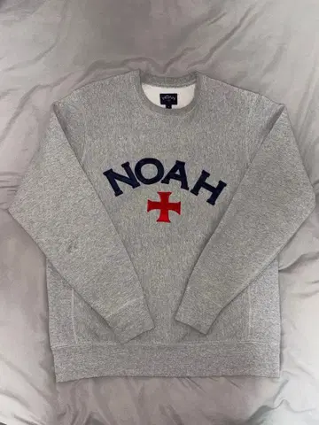 NOAH 크루넥 맨투맨 그레이