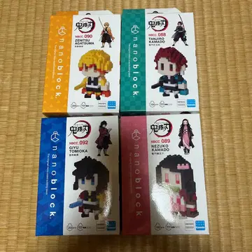 귀멸의 칼날 nanoblock 젠이츠 탄지로 기유 네즈코 세트