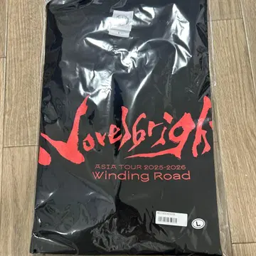 노벨 브라이트 아시아 투어 T셔츠 블랙 L