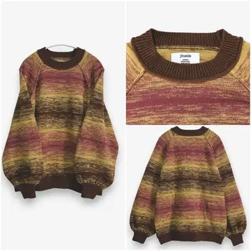 [ Jouetie ] 쥬에티 그라데이션 오버 사이즈 래글런 니트