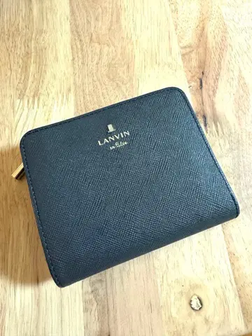 LANVAN en Blue 이단 접이식 지갑