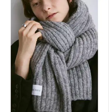 리브 니트 빅 스톨 / 대형 스톨 / 머플러
