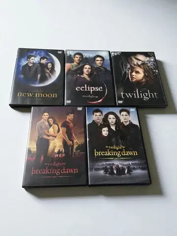 트와일라잇 DVD 전권 세트