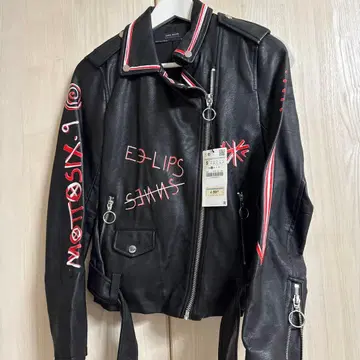 ZARA 페이크 레더 자켓 S 사이즈