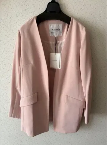 미사용 Mystrada 테일러드 자켓 36 핑크