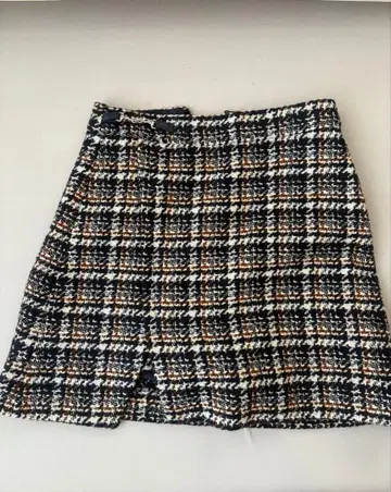 LILY BROWN 체크 무늬 인팬츠 포함 스커트