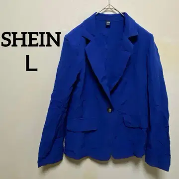 SHEIN 테일러드 자켓 L 파랑