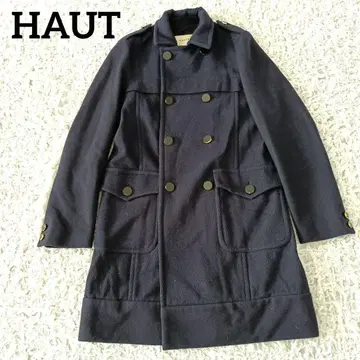 HAUTE 네이비 울 피코트 이탈리아제 46