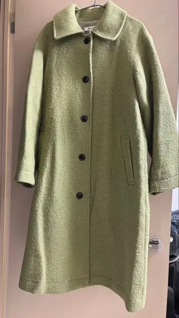 MOUSSY 그린 롱 코트 사이즈 1