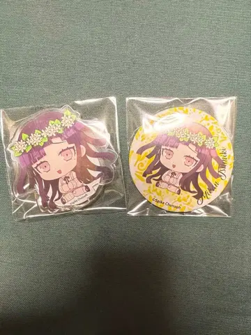 단간론파 츠미키 미캉 아크릴 스탠드 캔뱃지 Good spoon