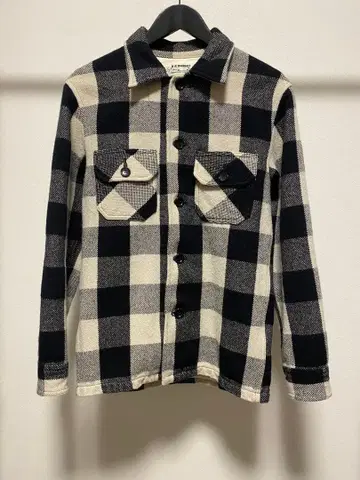 HRM 할리우드 런치마켓 버팔로 체크 자켓 블랙