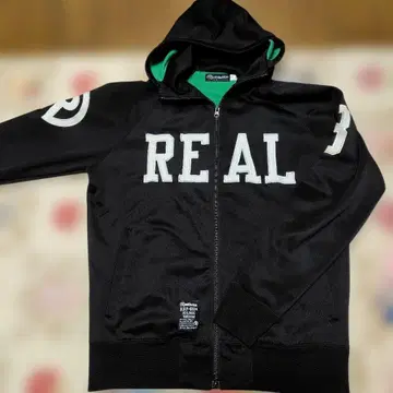 새상품급 RealBvoice 집업 후드티 XL 블랙