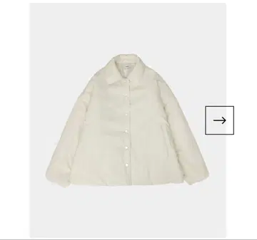 mare 발수성 미들 아라이 블루종 아이보리