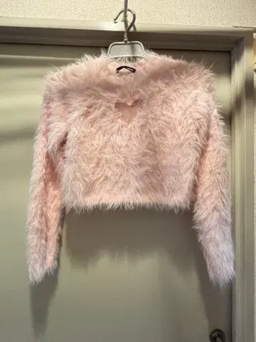 컨디션 최상 onespo 와이스포 니트 핑크 하트