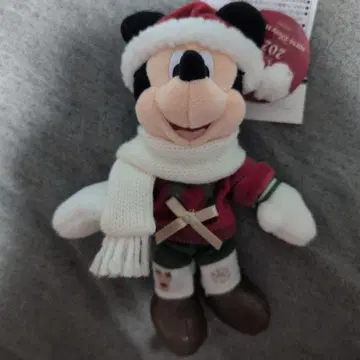 디즈니 크리스마스 2025 인형 배지 미키