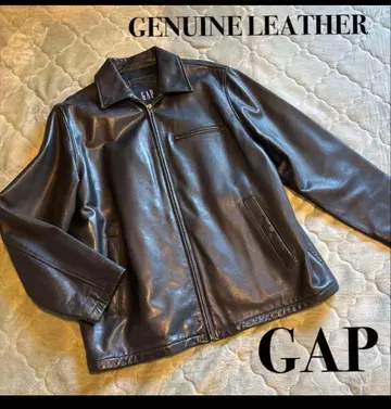 상태 좋음 레어템 GAP 올드 갭 가죽 자켓 L 천연 가죽