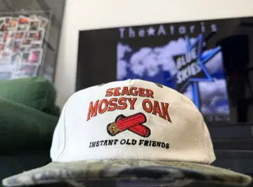 SEAGER MOSSY OAK HEMP 캡 화이트 카모플라쥬