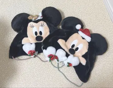 디즈니 크리스마스 팬캡 미키 미니 세트