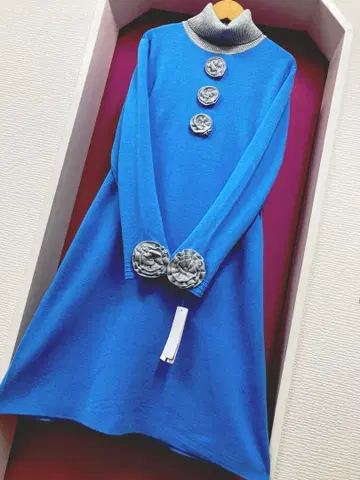 슈퍼 뷰티 카탈로그 게재 인기 니트 원피스