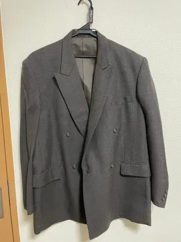 수트 상하의 세트 다크 브라운