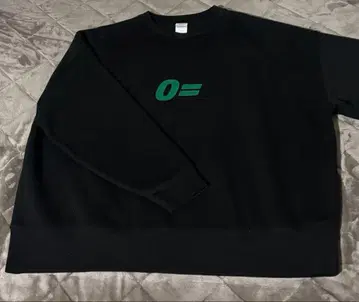 레이와 로망 빅 실루엣 맨투맨 식 로망 L 사이즈 블랙 속기모