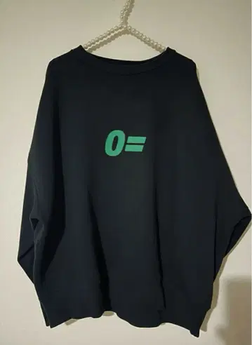 레이와 로망 빅 실루엣 맨투맨 식 로망 L 사이즈 블랙 속기모