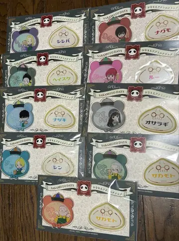 사카모토 데이즈 차이나타운 미션 오나마에 아크릴 클립 전 9종