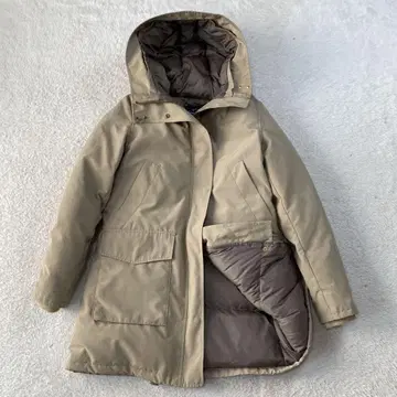 컨디션 최상 유나이티드 애로우즈 발수 마운틴 다운 코트 롱 베이지 S