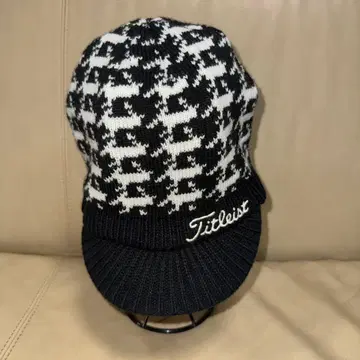 Titleist 하운드 투스 니트 모자