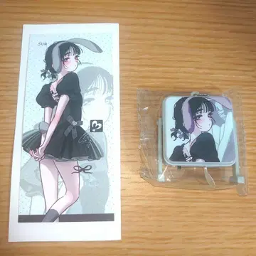 한국 에이스테 카페 수아 간판풍 라이트 키링 티켓 카드